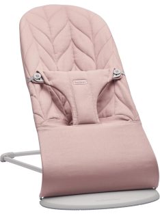   BabyBjörn Babywippe Dusty Pink Woven pihenőszék. OUTLET termék 
