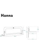 Lionelo Hanna leesésgátló 150×66 cm. OUTLET termék