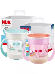   Nuk Mini Magic Cup & Mini MAgic Cup Night itatópohár szett, OUTLET termék