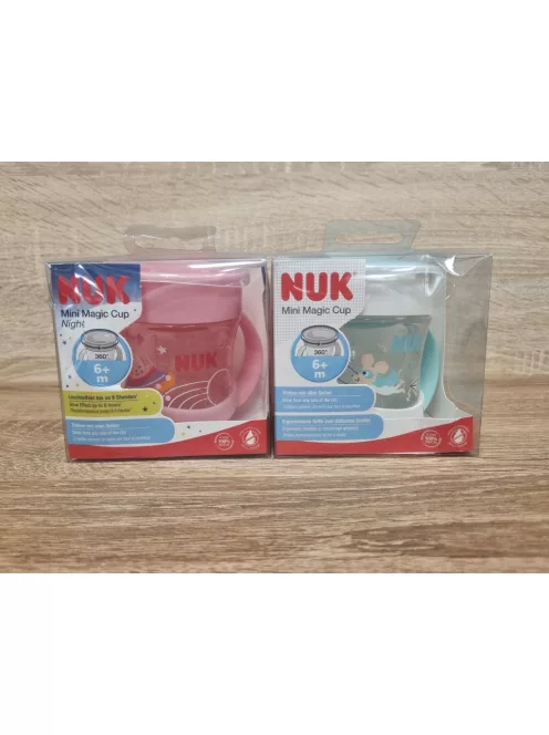 Nuk Mini Magic Cup & Mini MAgic Cup Night itatópohár szett, OUTLET termék