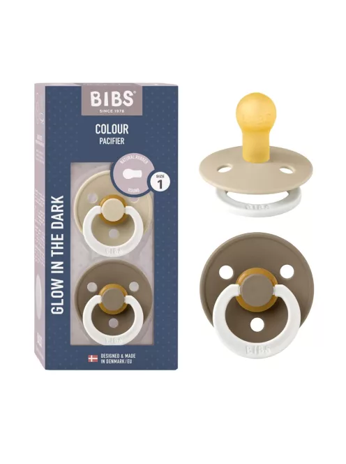  Bibs Colour Night 1-es éjszakai latex cumi, OUTLET termék