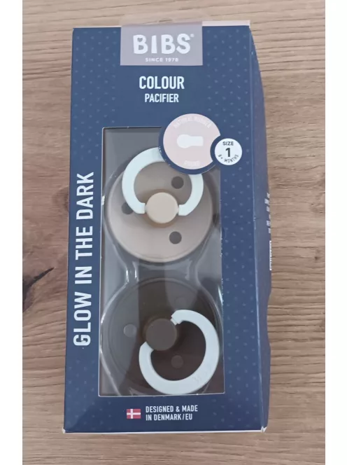  Bibs Colour Night 1-es éjszakai latex cumi, OUTLET termék