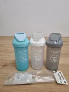 Twistshake Sippy Up 3db-os itatópohár szett szívószállal-360ml, OUTLET termék
