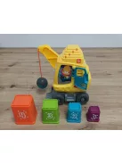 Fisher-Price bontógolyós daru játék, OUTLET termék