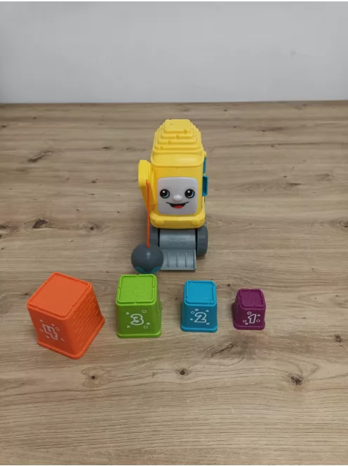 Fisher-Price bontógolyós daru játék, OUTLET termék