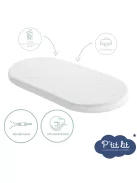 P'tit Lit Bambusz matrac babakocsiba 32x72×4cm-Ecru. OUTLET termék