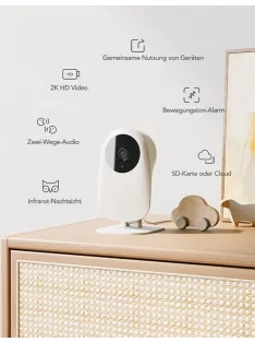 Nooie bébiőr kamera applikációval 1080p, OUTLET termék