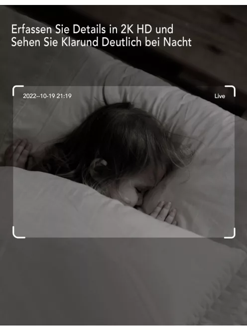 Nooie bébiőr kamera applikációval 1080p, OUTLET termék