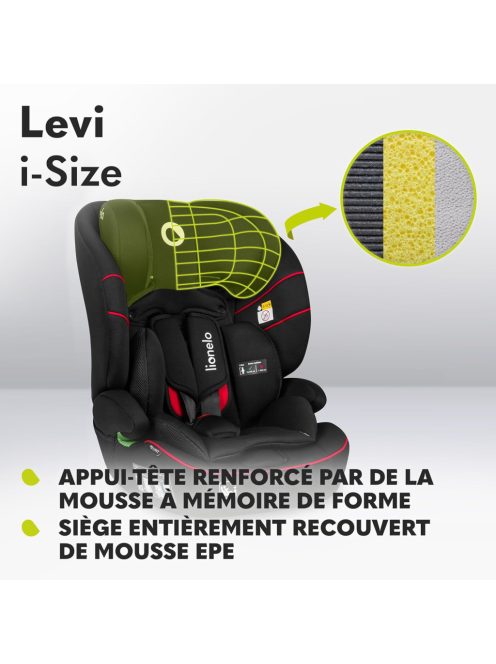 LIONELO Levi I-SIZE 76-150 cm autós gyerekülés, Outlet termék