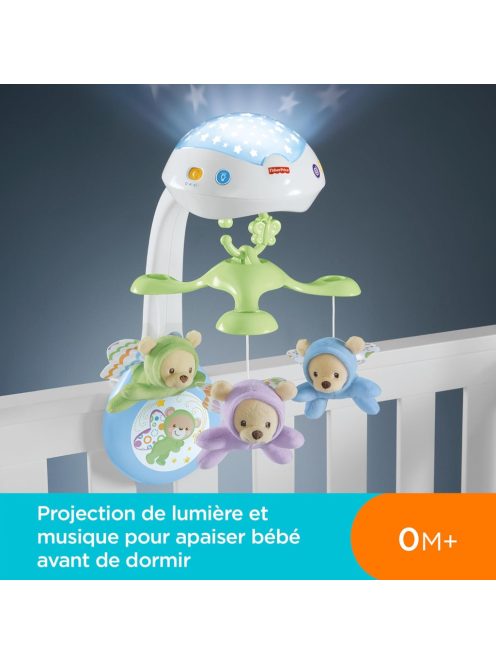 Fisher Price távirányítós, projektoros 3in1-ben zenélő-forgó OUTLET termék