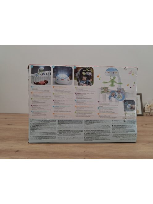 Fisher Price távirányítós, projektoros 3in1-ben zenélő-forgó OUTLET termék