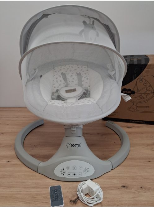 MoMi KENANI elektromos pihenőszék fehér, OUTLET termék