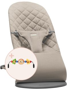   BabyBjörn Bouncer Bliss- homokszürke pihenőszék, OUTLET termék