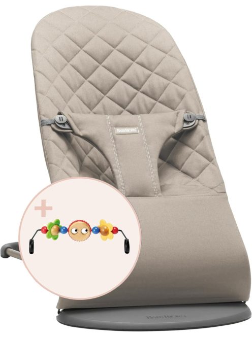 BabyBjörn Bouncer Bliss- homokszürke pihenőszék, OUTLET termék