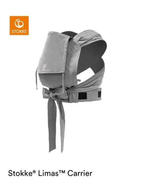 Stokke Limas babahordozó OCS(2023)-Grey Melange, OUTLET termék