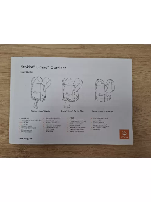 Stokke Limas babahordozó OCS(2023)-Grey Melange, OUTLET termék
