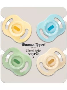    Tommee Tippee Ultra-Light StayPut 4db-os szilikon cumi szett 0-6hó, OUTLET termék
