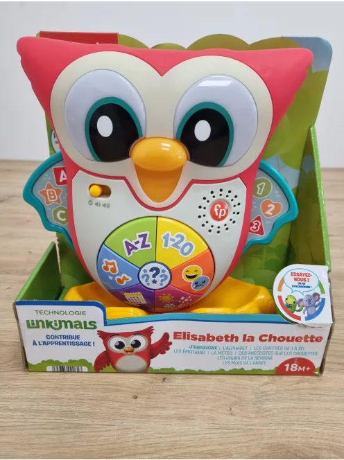 Fisher-Price Linkimals: Bölcs bagoly NÉMET nyelvű. OUTLET termék