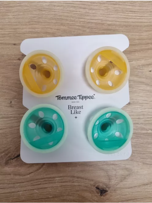 Tommee Tippee Night Glow 0-6hó 4db-os szilikon cumi szett, OUTLET termék
