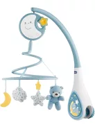 Chicco Next2Dreams zenélő-forgó kék OUTLET termék