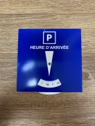 5 db kék parkolókorong-FRANCIA nyelvű, OUTLET termék