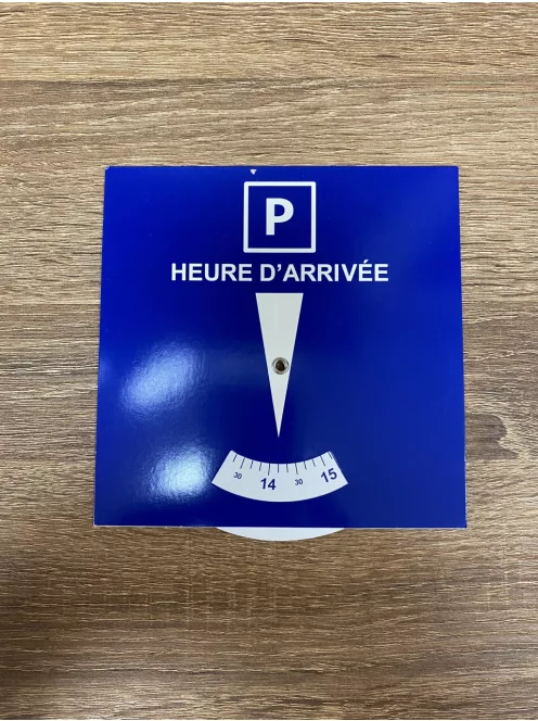 5 db kék parkolókorong-FRANCIA nyelvű, OUTLET termék