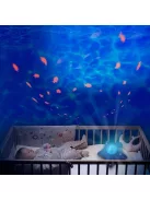 Pabobo x Kid Sleep zenélő-világító éjszakai fényprojektor. OUTLET termék