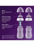 Philips Avent Natural Response 4db-os cumisüveg szett kefével és cumival, OUTLET termék