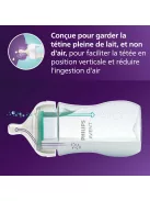 Philips Avent Natural Response 4db-os cumisüveg szett kefével és cumival, OUTLET termék