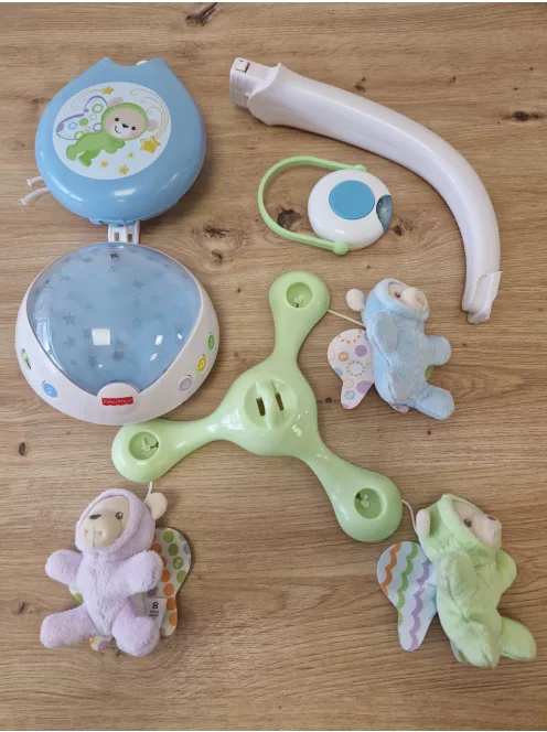 Fisher Price távirányítós, projektoros 3 az 1-ben zenélő-forgó OUTLET termék