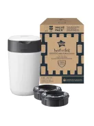 Tommee Tippee Twist&Click pelenkatartó 2db utántöltővel, fehér- OUTLET termék