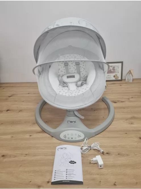 MoMi Lami Kenani elektromos babahinta-fehér, OUTLET termék