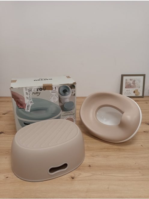 Nattou Potty 3 az 1-ben, bili, fellépő és WC szűkítő, OUTLET termék