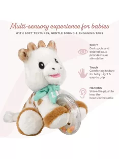 Sophie La Girafe plüss játék csörgővel, OUTLET termék