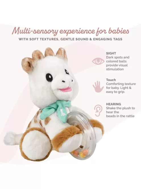 Sophie La Girafe plüss játék csörgővel, OUTLET termék
