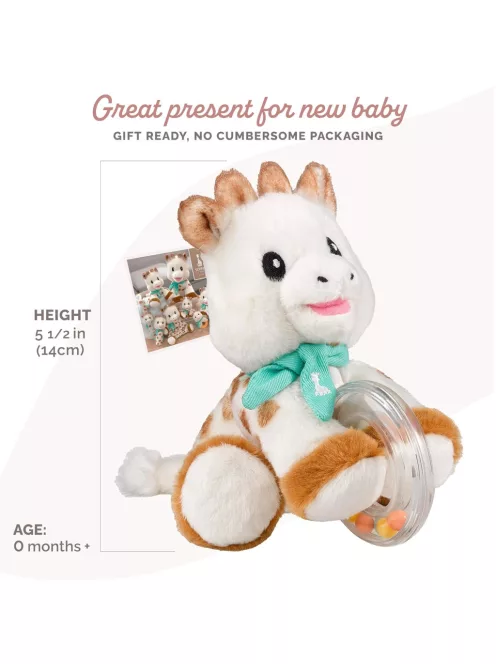Sophie La Girafe plüss játék csörgővel, OUTLET termék