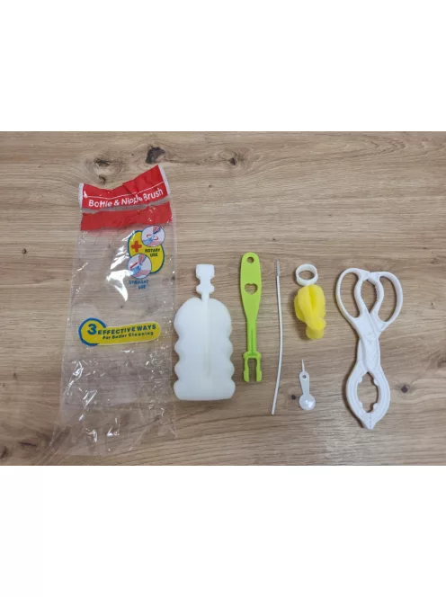 Cumisüveg tisztító kefe készlet, OUTLET termék