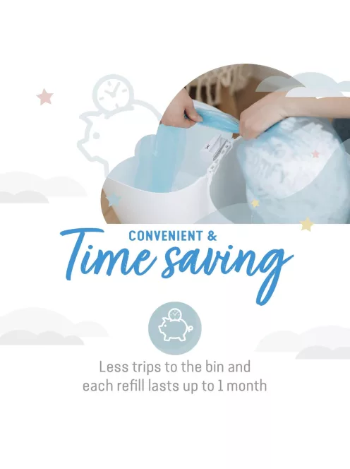Angelcare Odour Seal 3db-os pelenkatároló utántöltő, OUTLET termék