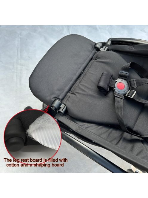 Lábtartó Babyzen Yoyo babakocsihoz-fekete, OUTLET termék