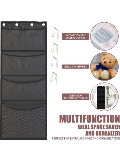 Ajtóra szerelhető hálós tároló, OUTLET termék