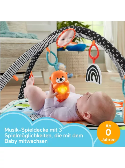 Fisher-Price Glow & Grow 3 az 1-ben játszószőnyeg, OUTLET termék