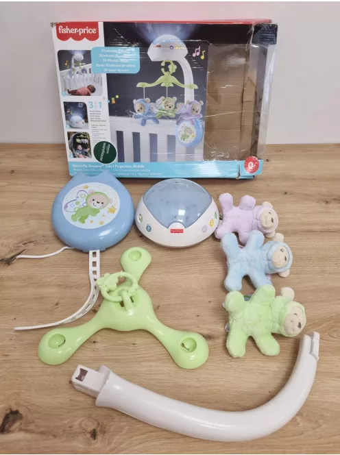 Fisher Price távirányítós, projektoros 3 az 1-ben zenélő-forgó OUTLET termék