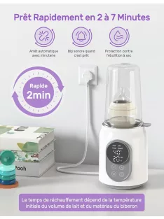 Nuliie 6 az 1-ben cumisüveg melegítő, OUTLET  termék