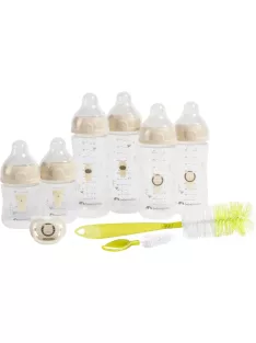   Bebeconfortt Physio Air cumisüvegszett kefével és cumival, 2x150ml, 1x270ml, 2x360ml, OUTLET termék