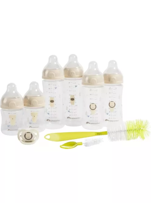 Bebeconfortt Physio Air cumisüvegszett kefével és cumival, 2x150ml, 1x270ml, 2x360ml, OUTLET termék