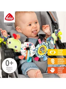   Fehn babakocsira rögzíthető hernyó lánc játék, OUTLET termék