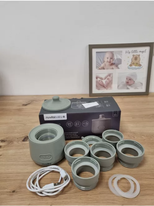 Nuvita 1162 Warm'n'Go hordozható cumisüveg melegítő, OUTLET termék