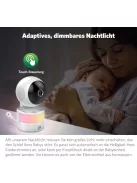 LeapFrog LF915 HD kamerás bébiőr 360° 8x zoom, OUTLET termék