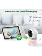LeapFrog LF915 HD kamerás bébiőr 360° 8x zoom, OUTLET termék