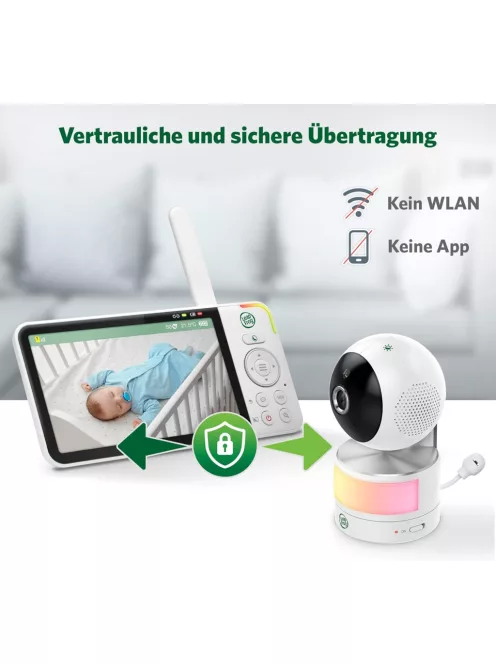 LeapFrog LF915 HD kamerás bébiőr 360° 8x zoom, OUTLET termék